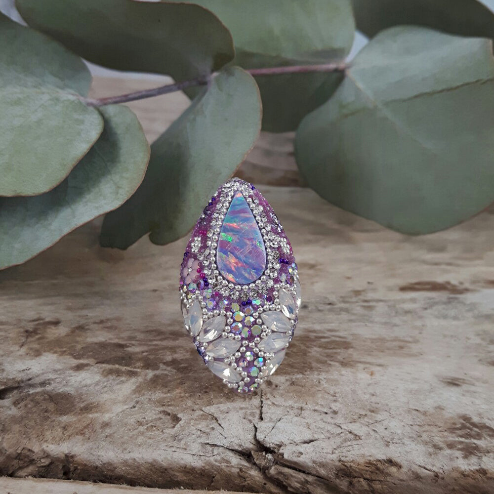 Allegra Lilac Dream Adjustable Ring