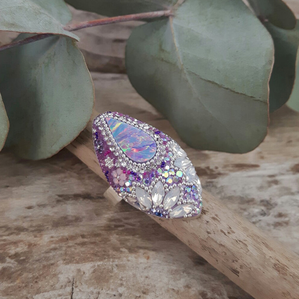 Allegra Lilac Dream Adjustable Ring