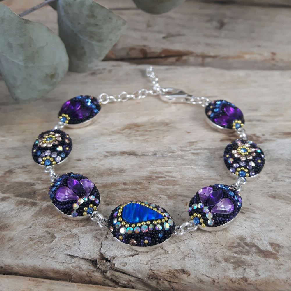 Allegra Purple Shimmer Bracelet