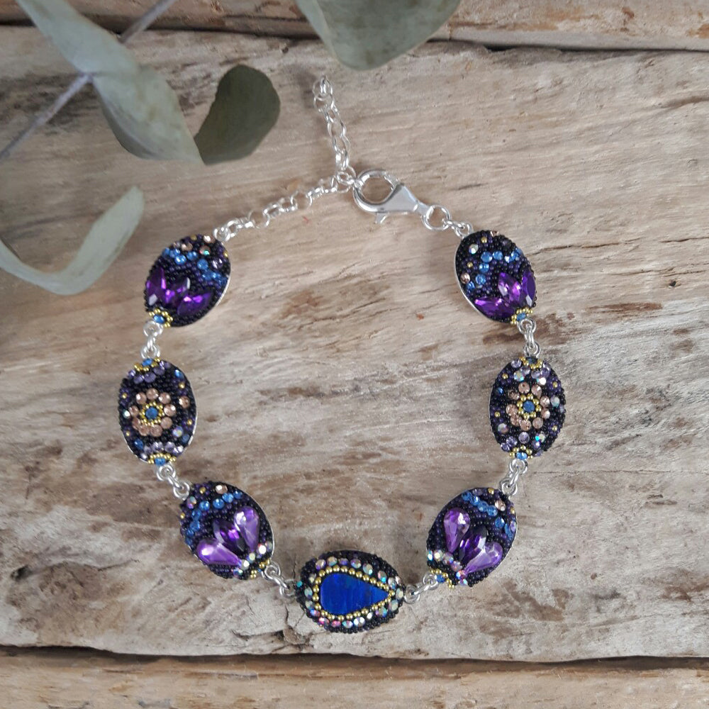 Allegra Purple Shimmer Bracelet