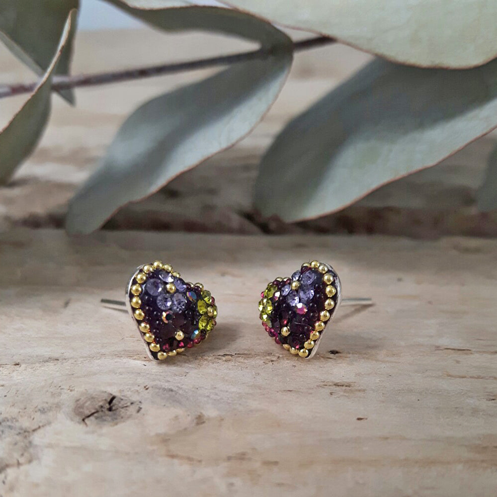 Allegra Heart Tanzanite Dream Studs