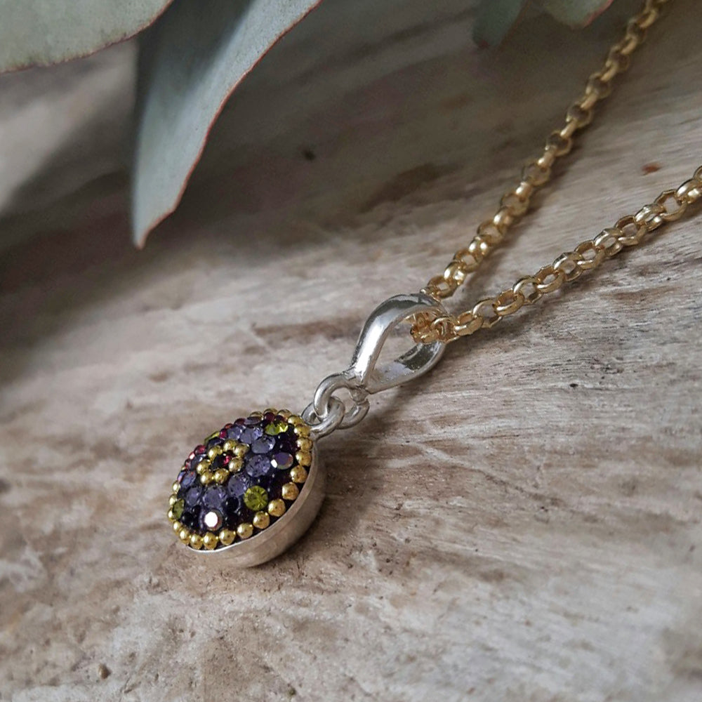 Allegra Tanzanite Dream Round Mini Pendant