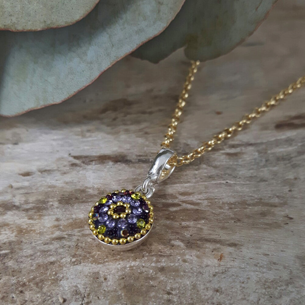 Allegra Tanzanite Dream Round Mini Pendant