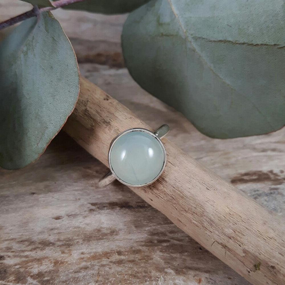 Grace Aqua Chalcedony Ring