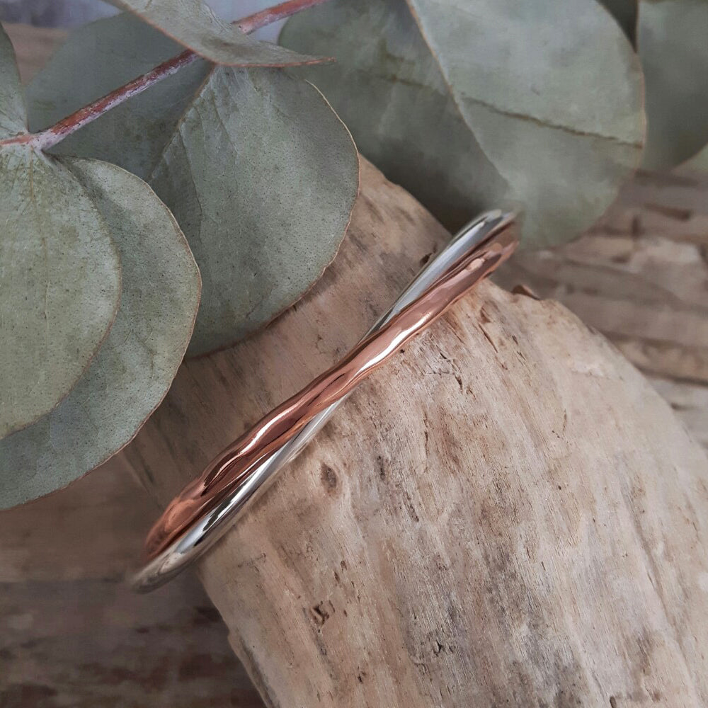 Duo Arista Copper/Silver Cuff