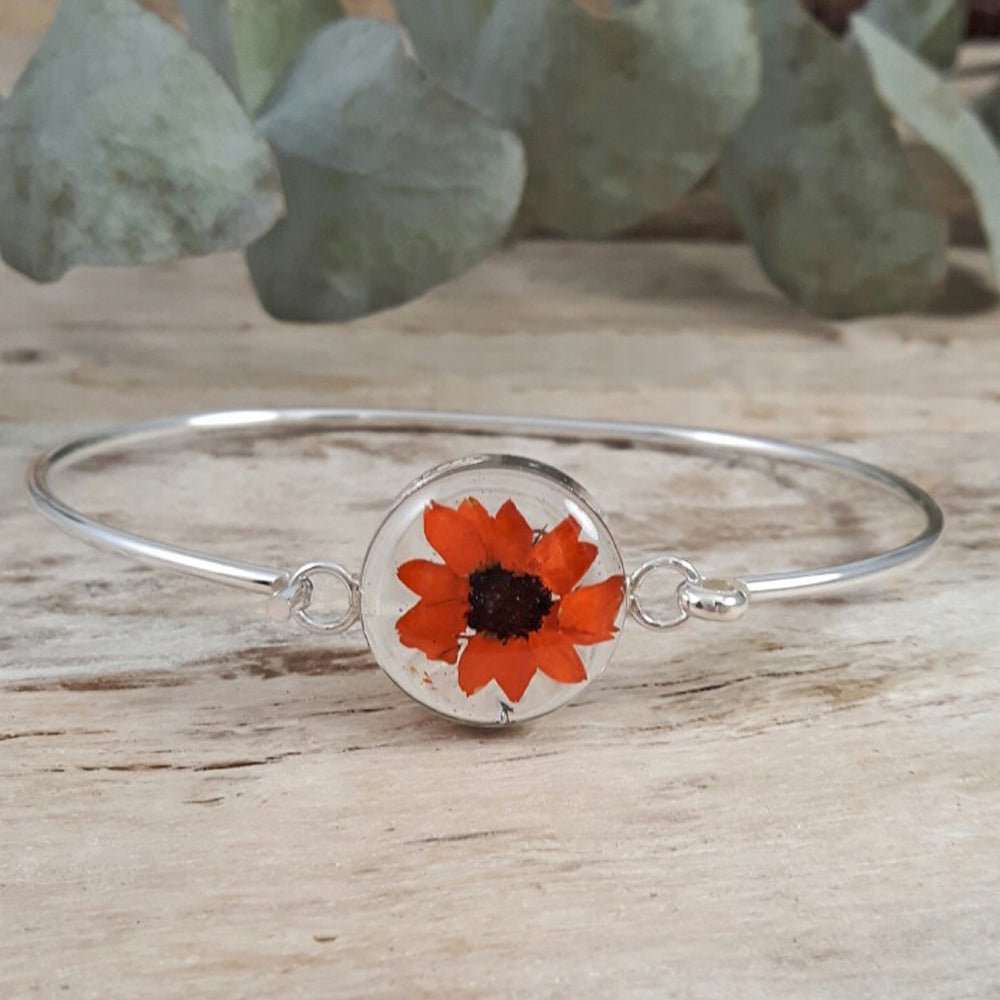 Flores Dahlia Round Bangle