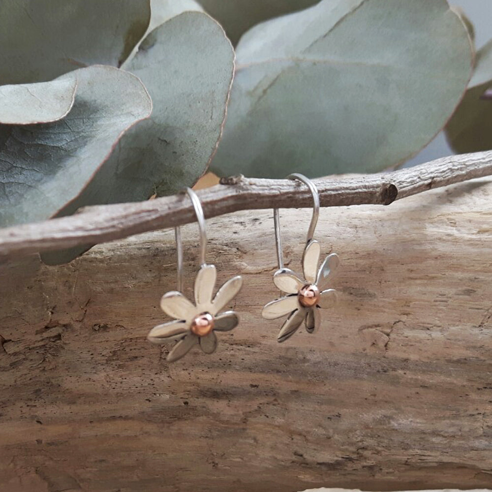 Flora Daisy Drop Earrings