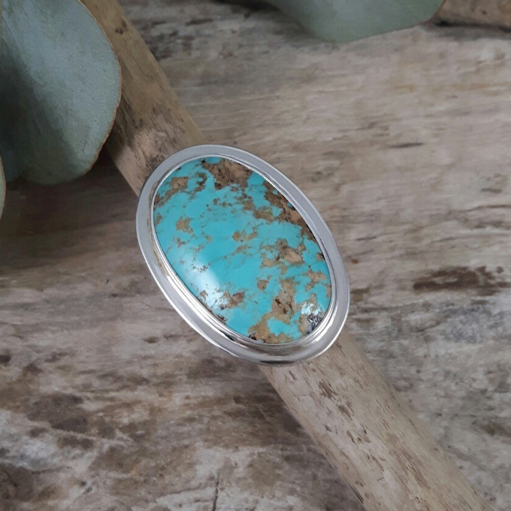 Dali Turquoise L Oval Ring A