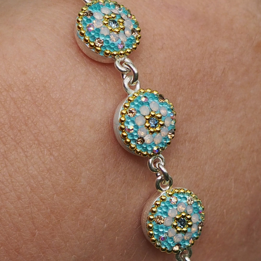 Allegra Round Daisy Dream TQ Bracelet