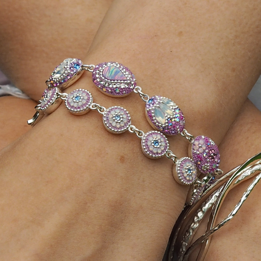 Allegra Round Lilac Dream Bracelet