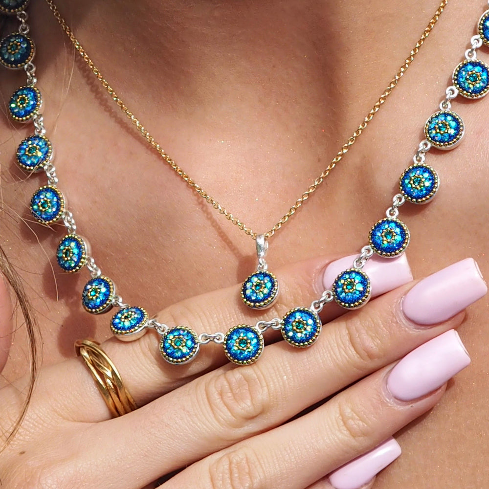 Allegra Round Sapphire Dream Necklace