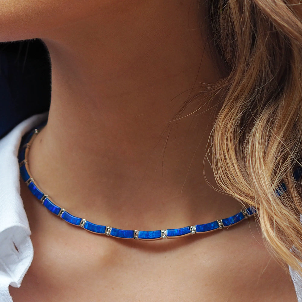 Flinder Blue Drift Necklace