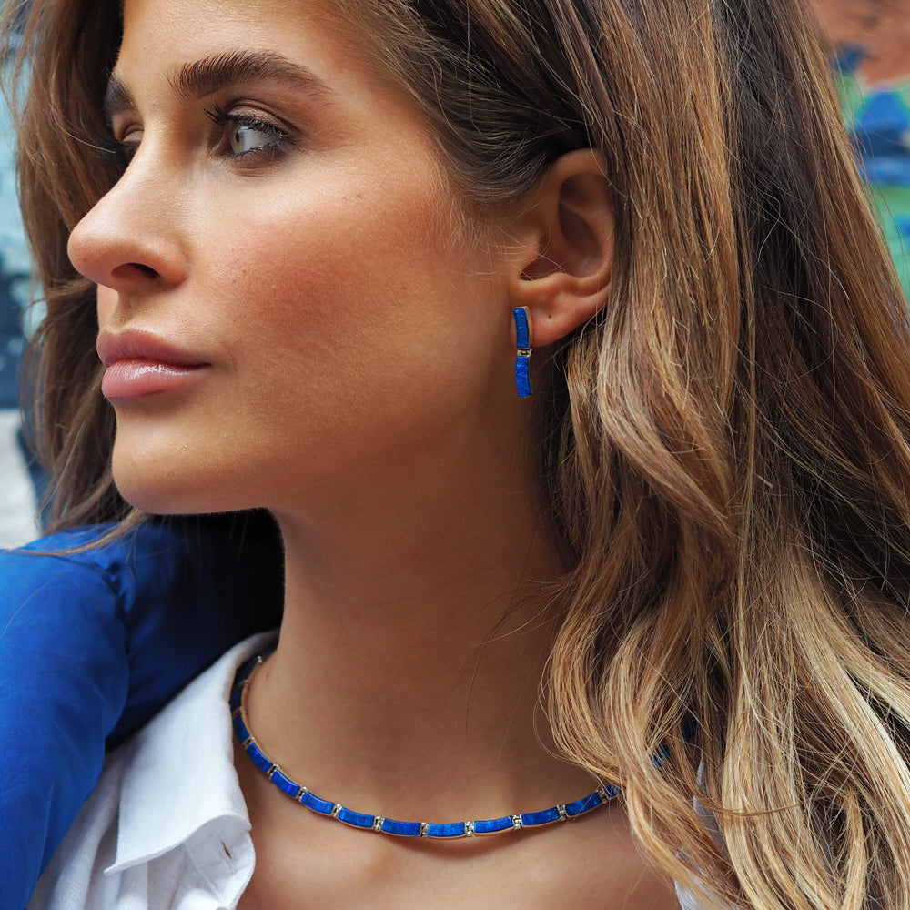 Flinder Blue Drift Necklace