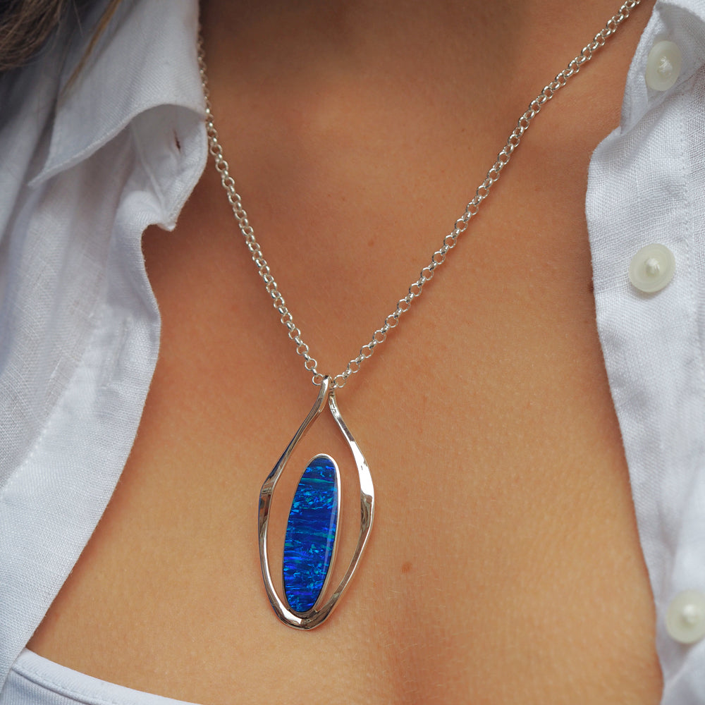 Flinder Blue Flame Pendant