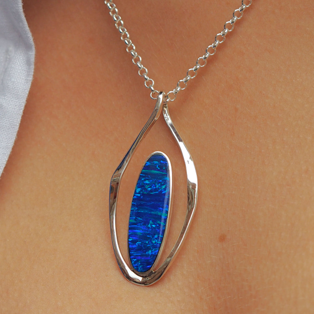 Flinder Blue Flame Pendant