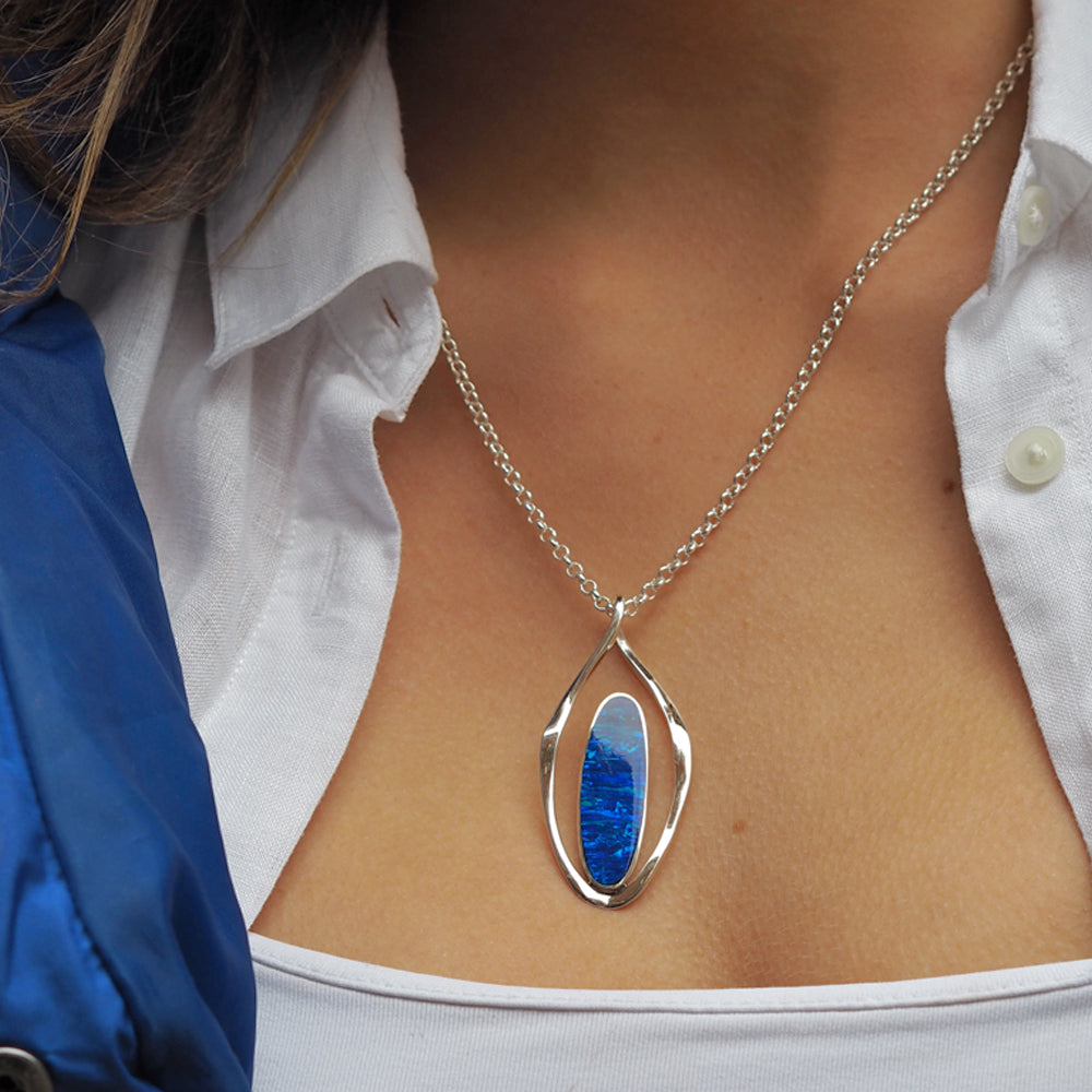 Flinder Blue Flame Pendant