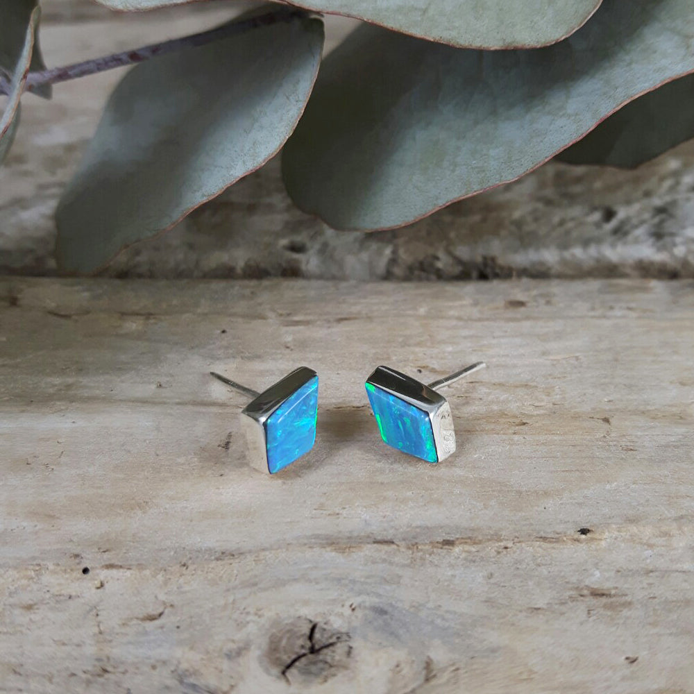 Flinder Turquoise Kite Stud Earrings