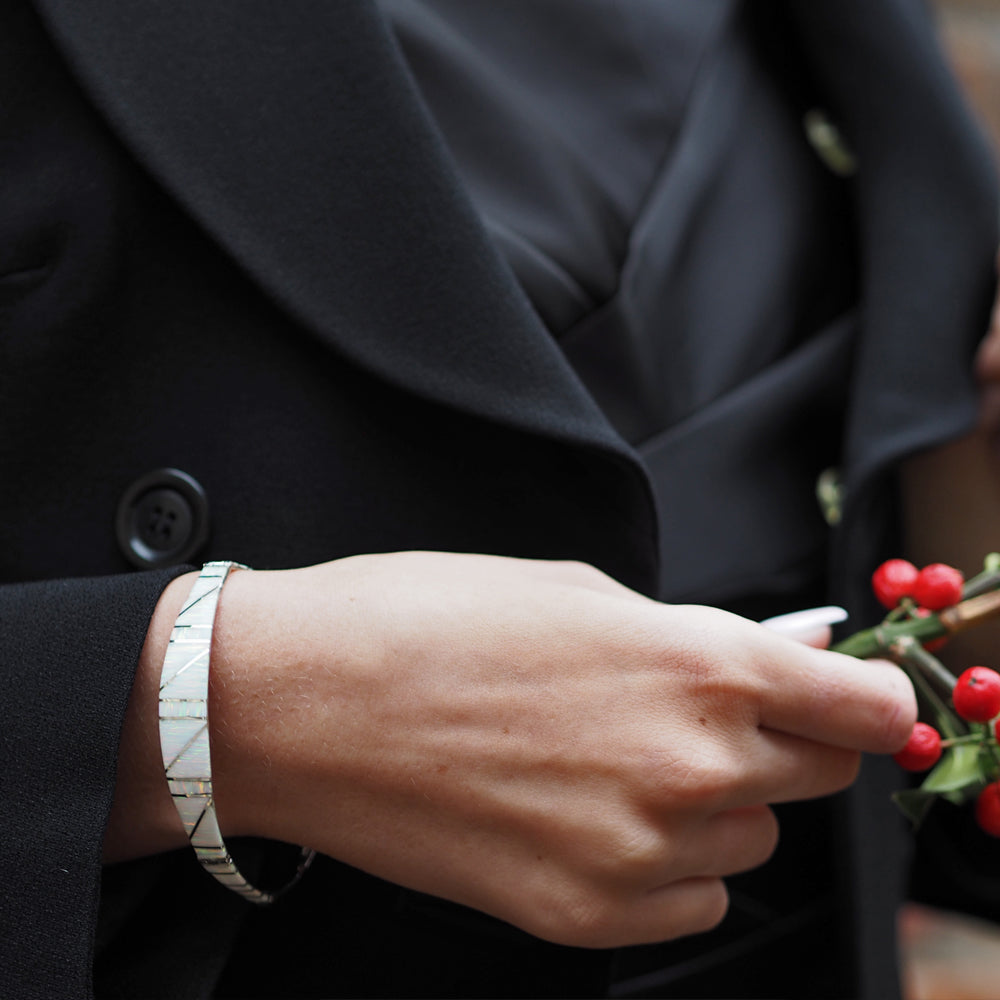 Flinder Nouveau White Bracelet