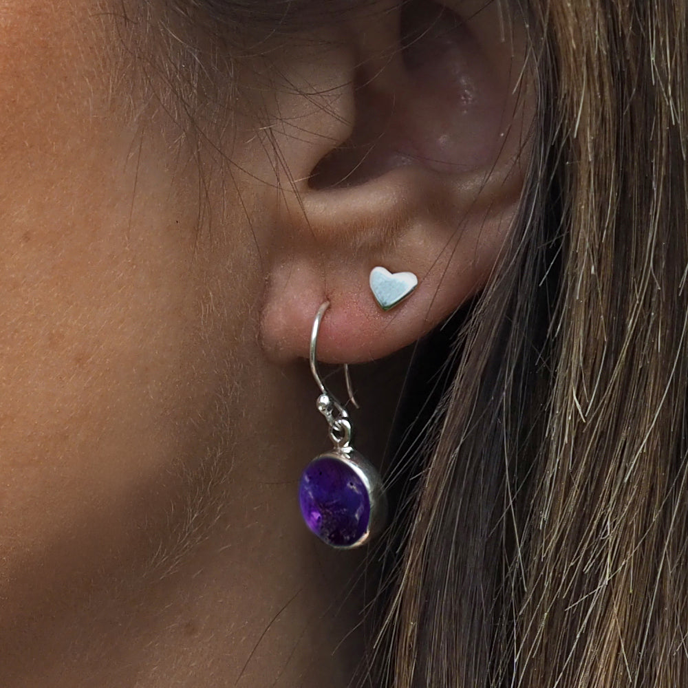 Grace Amethyst Drop Earrings