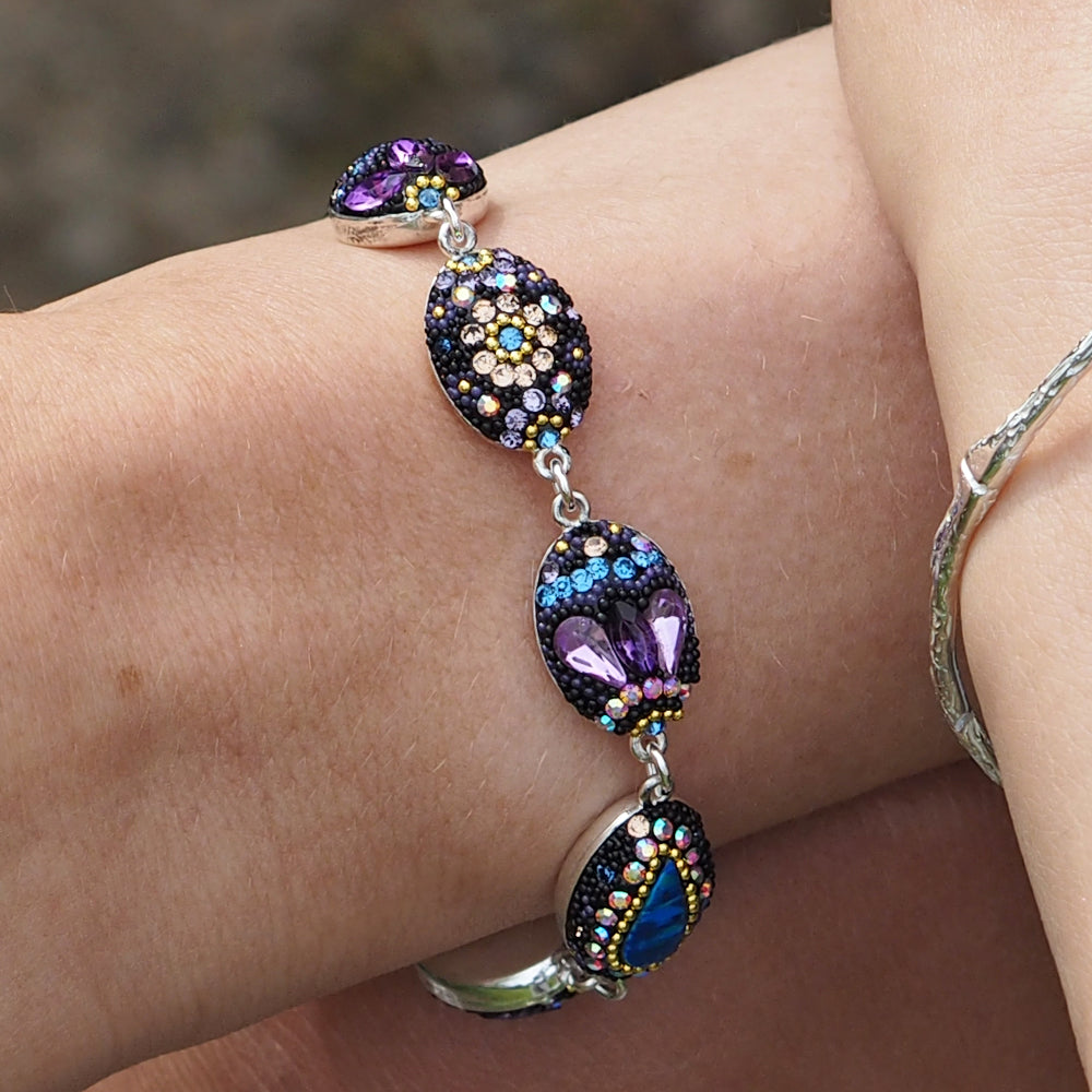 Allegra Purple Shimmer Bracelet