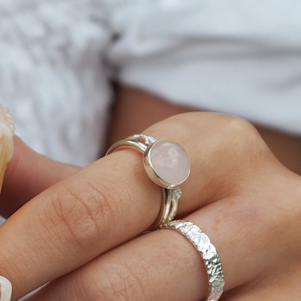 Grace Rose Quartz Ring