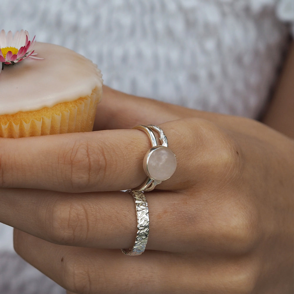 Grace Rose Quartz Ring