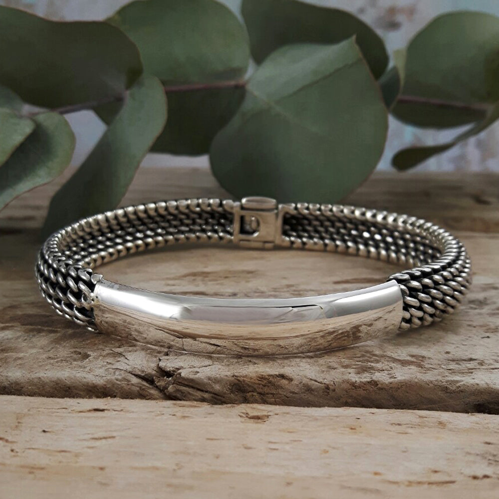 Figaro Identity 22cm Clasp Bracelet