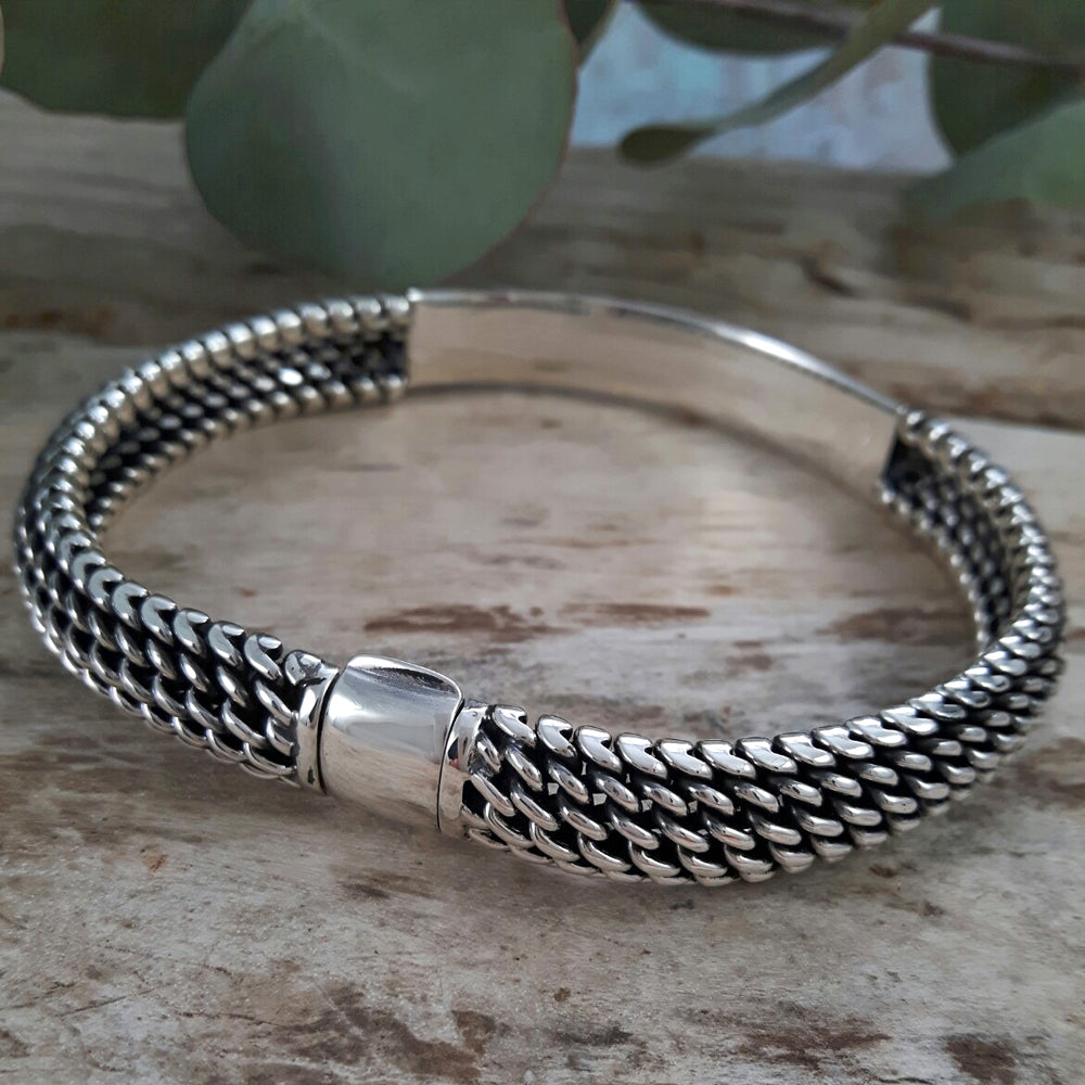 Figaro Identity 22cm Clasp Bracelet