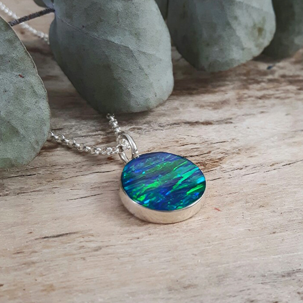 Flinder Emerald Dotty Small Pendant