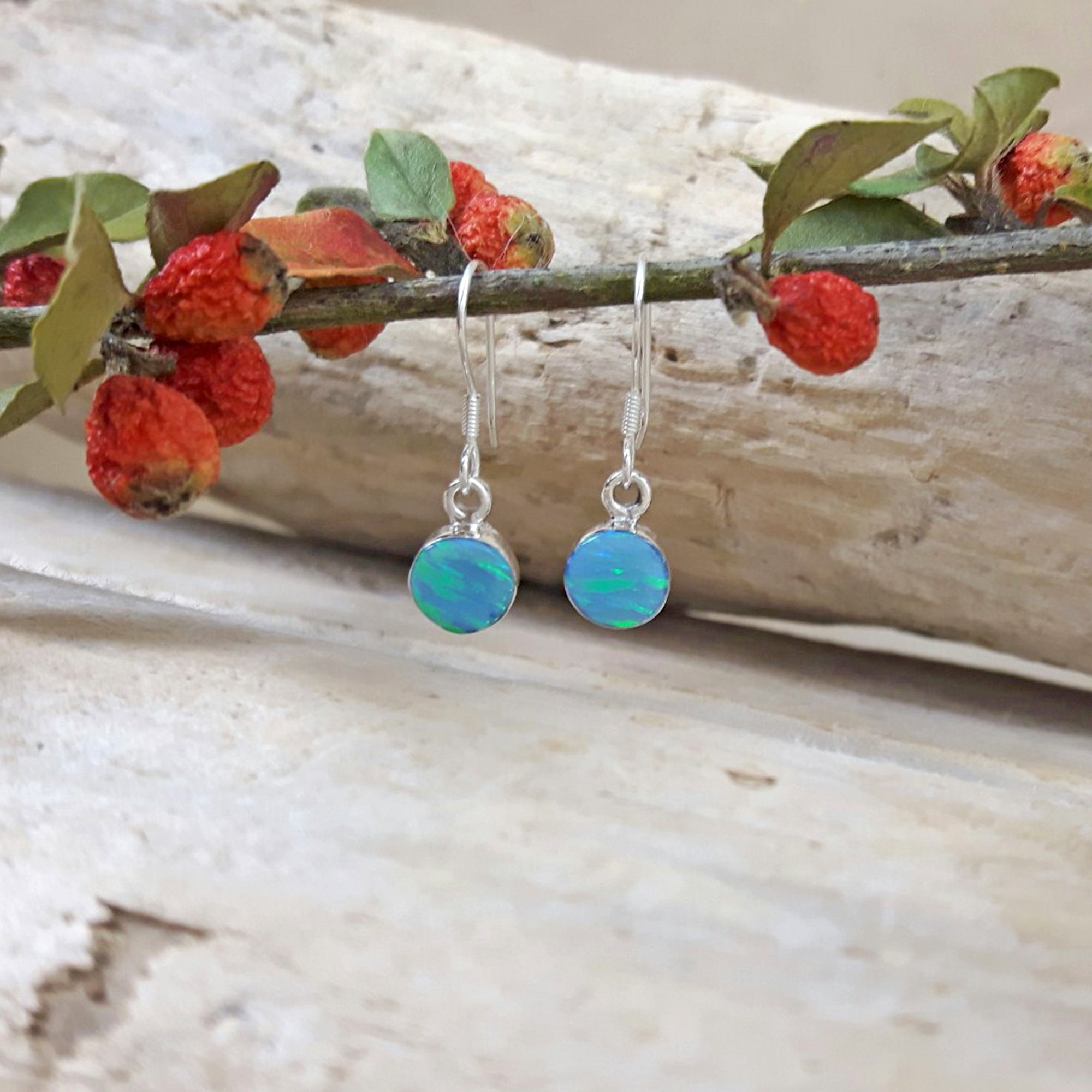 Flinder Turquoise Dotty Drop Earrings