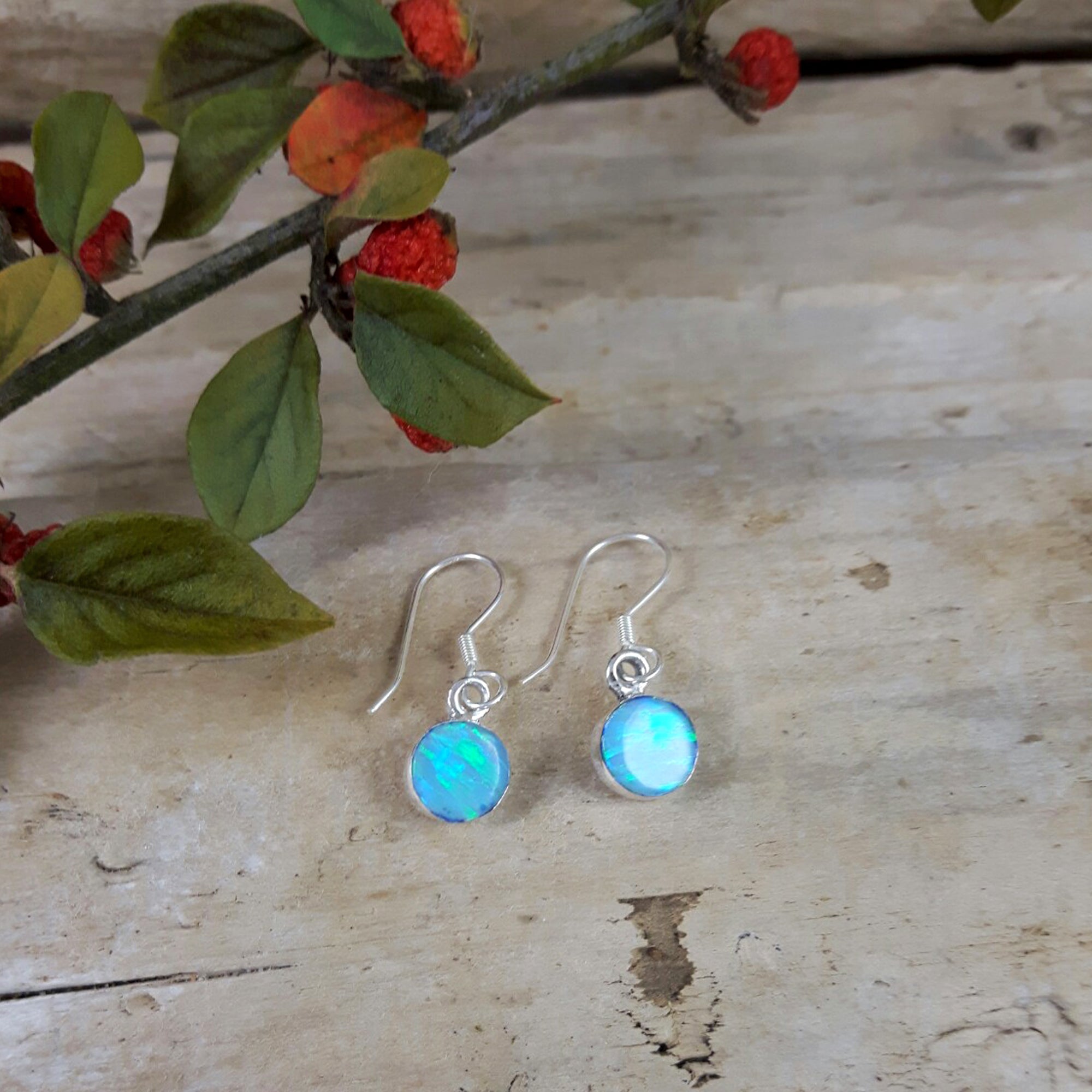 Flinder Turquoise Dotty Drop Earrings