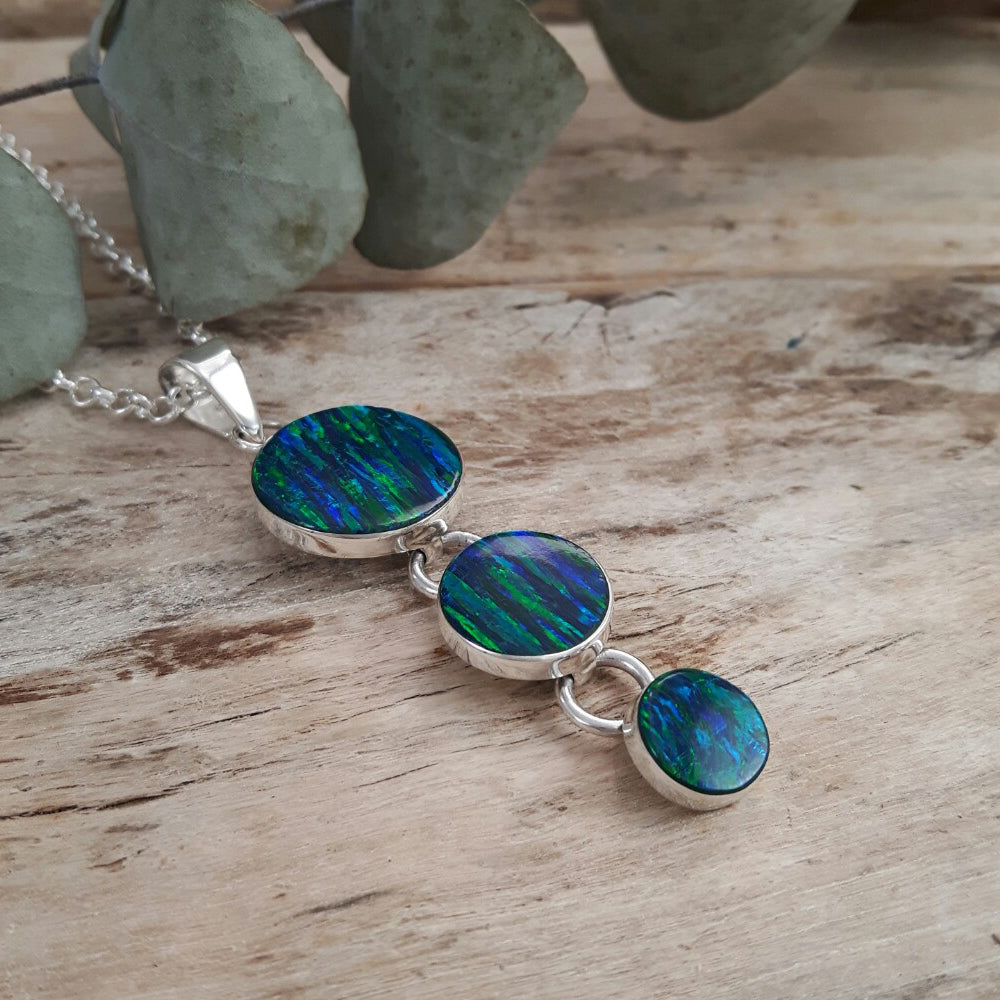 Flinder Emerald Dotty Pendant