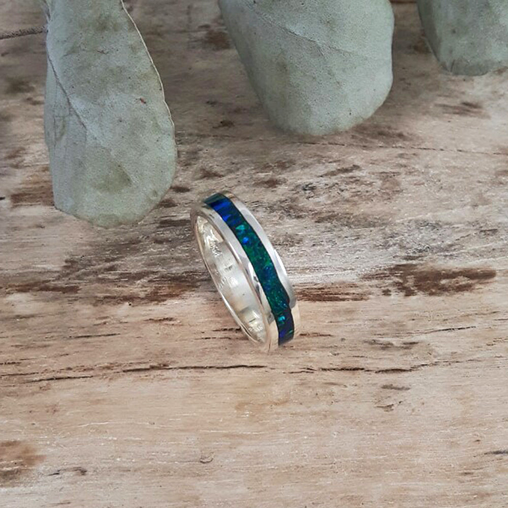 Flinder Emerald Opal Ring