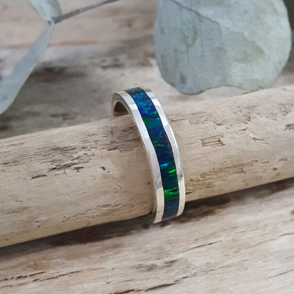 Flinder Emerald Opal Ring