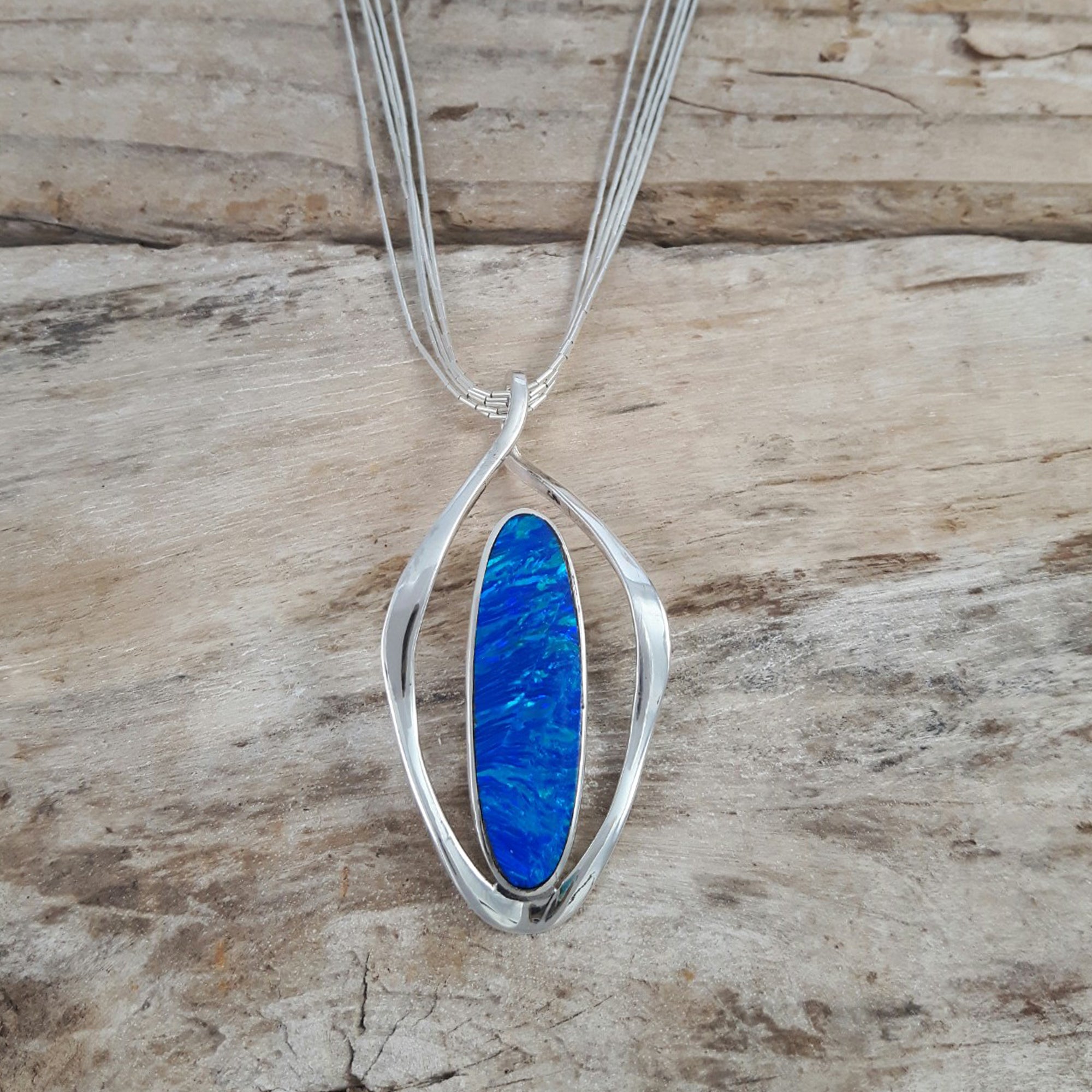 Flinder Blue Flame Pendant