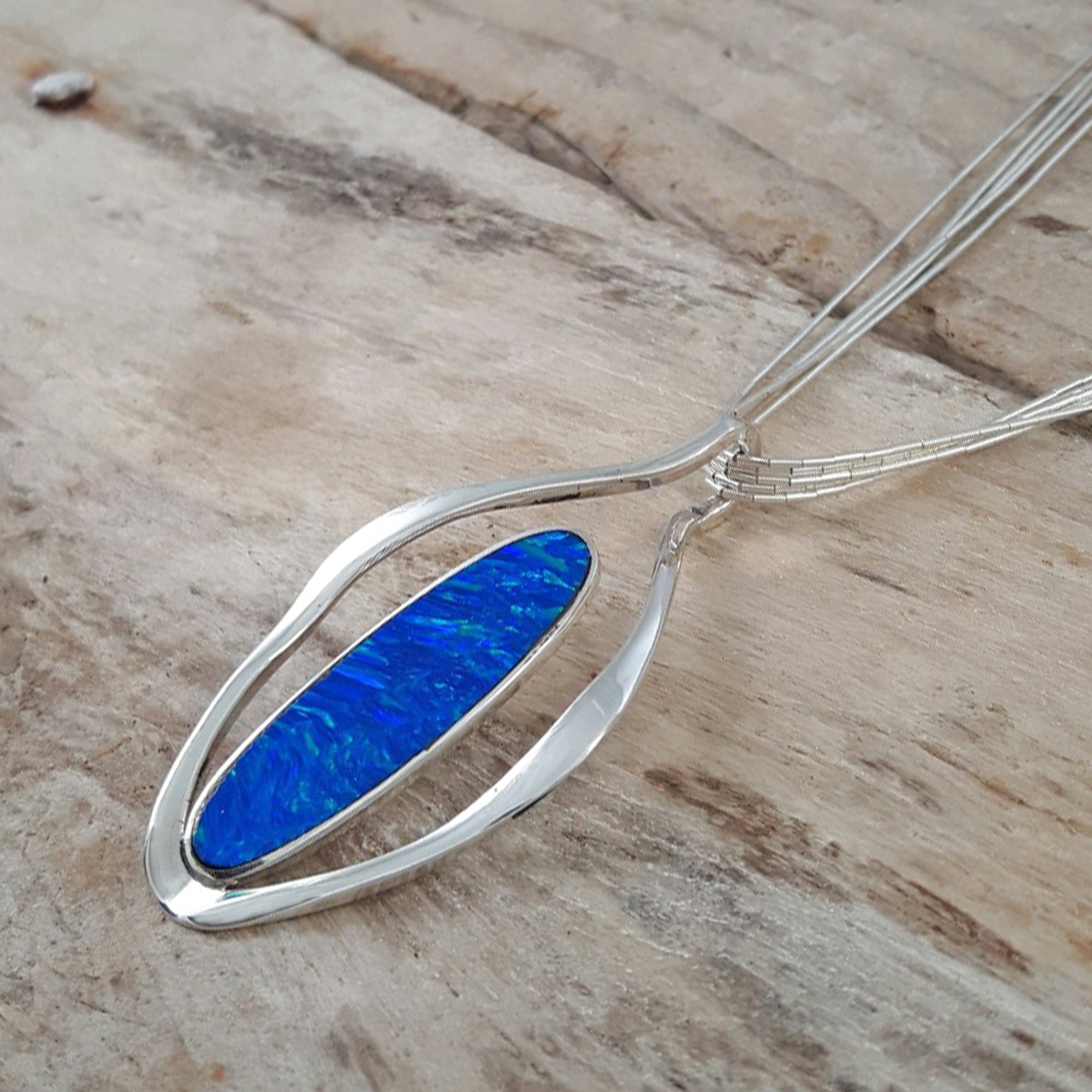 Flinder Blue Flame Pendant