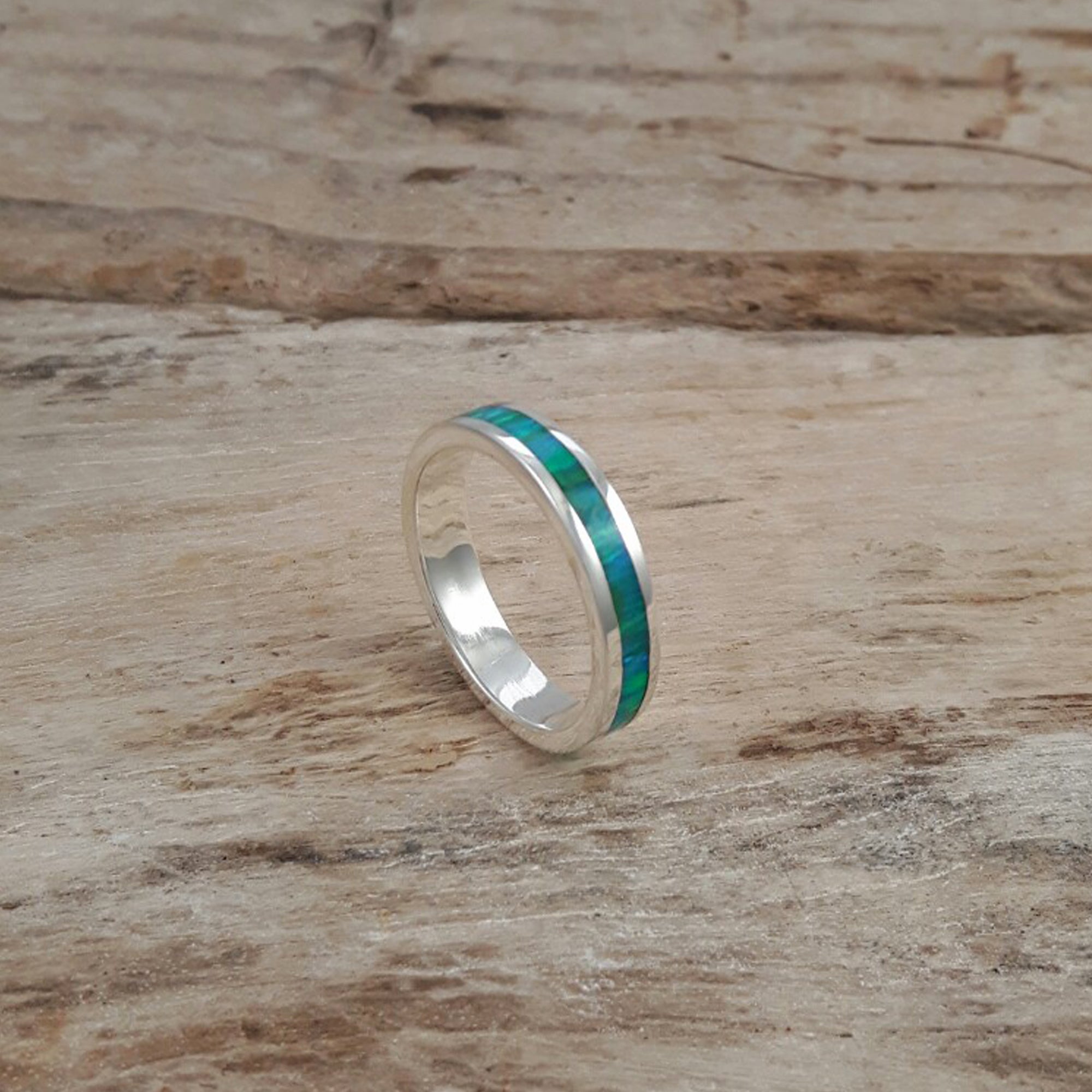 Flinder Green Opal Ring