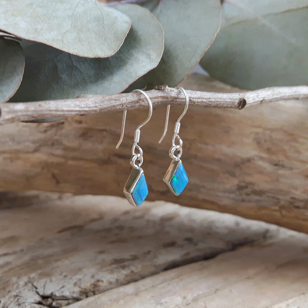 Flinder Turquoise Kite Drop Earrings