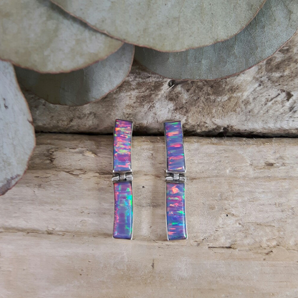 Flinder Lavender Drift Stud Earrings