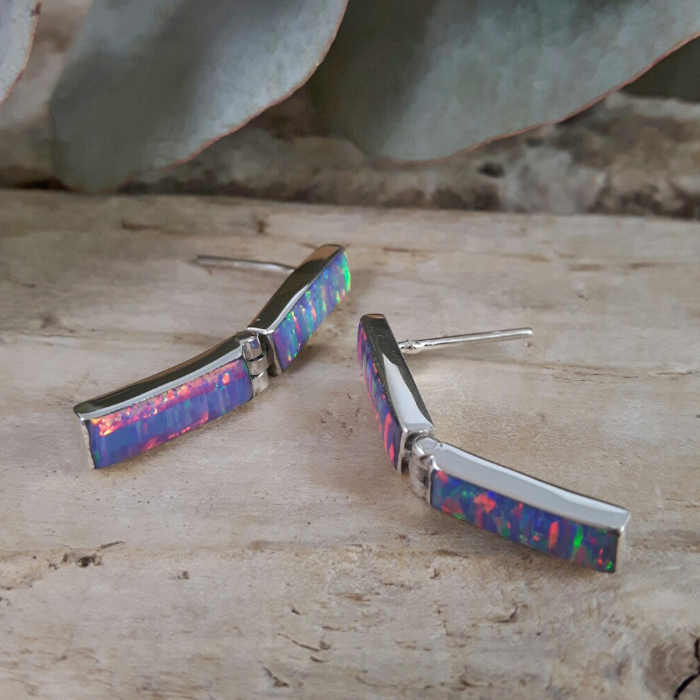 Flinder Lavender Drift Stud Earrings