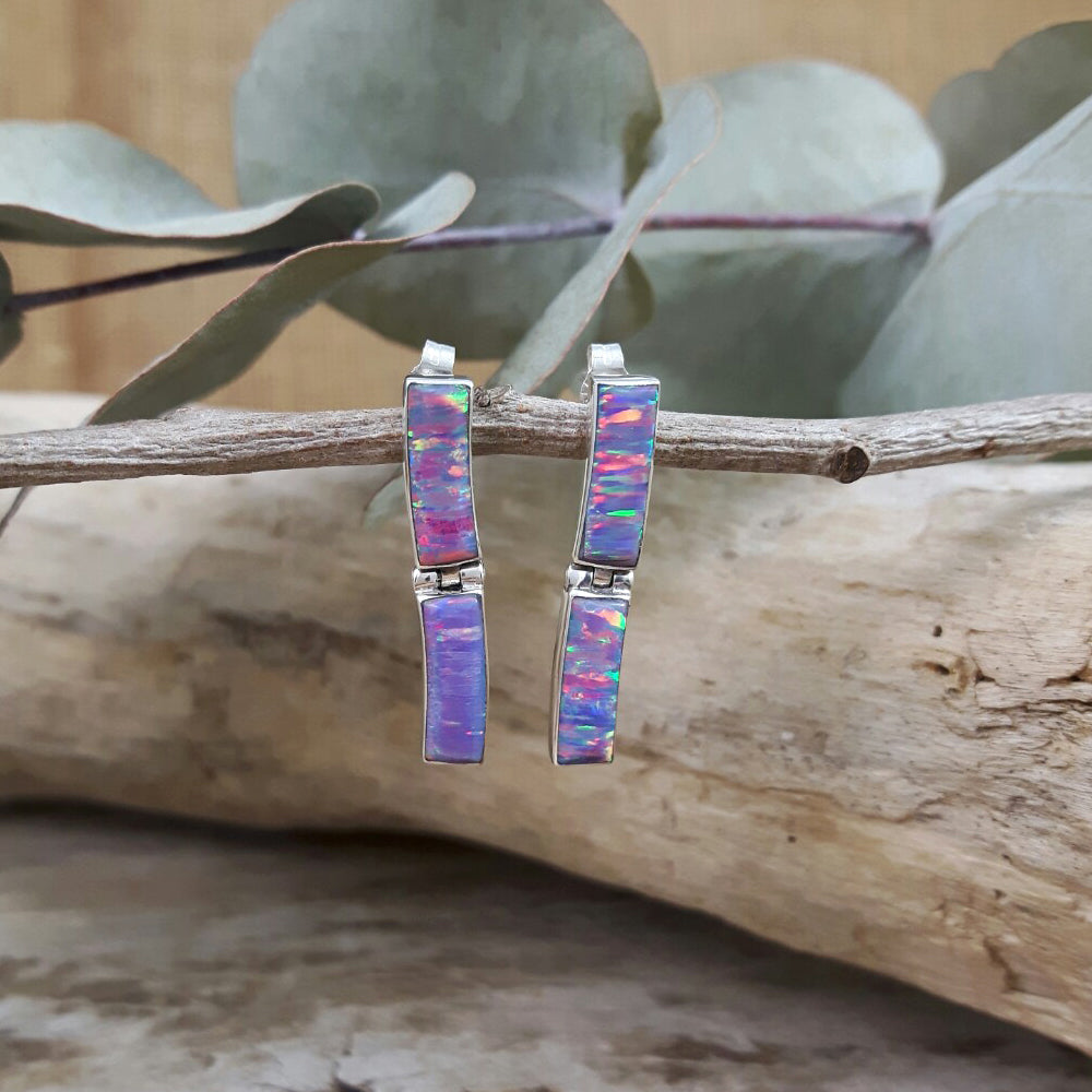 Flinder Lavender Drift Stud Earrings