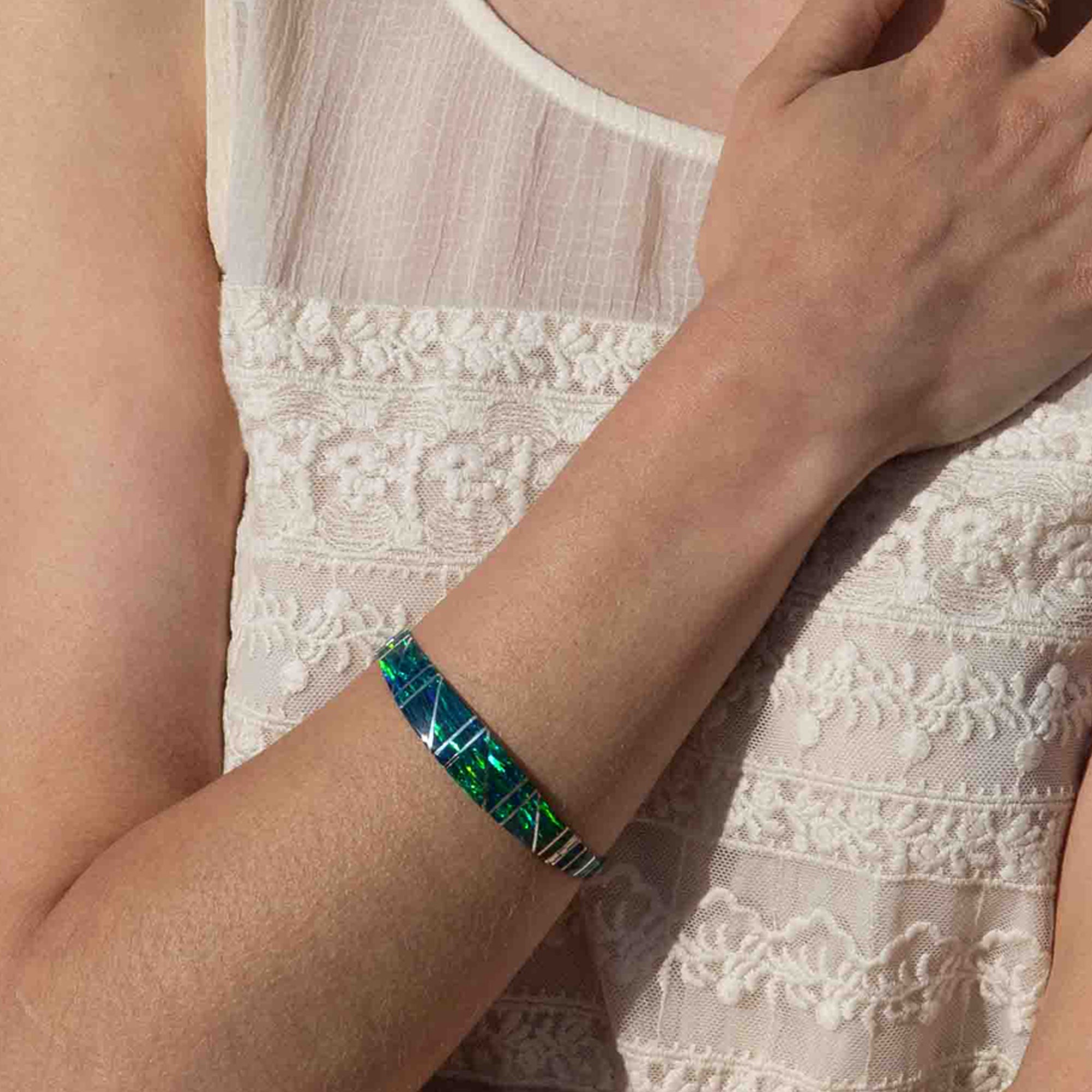 Flinder Nouveau Emerald Bracelet