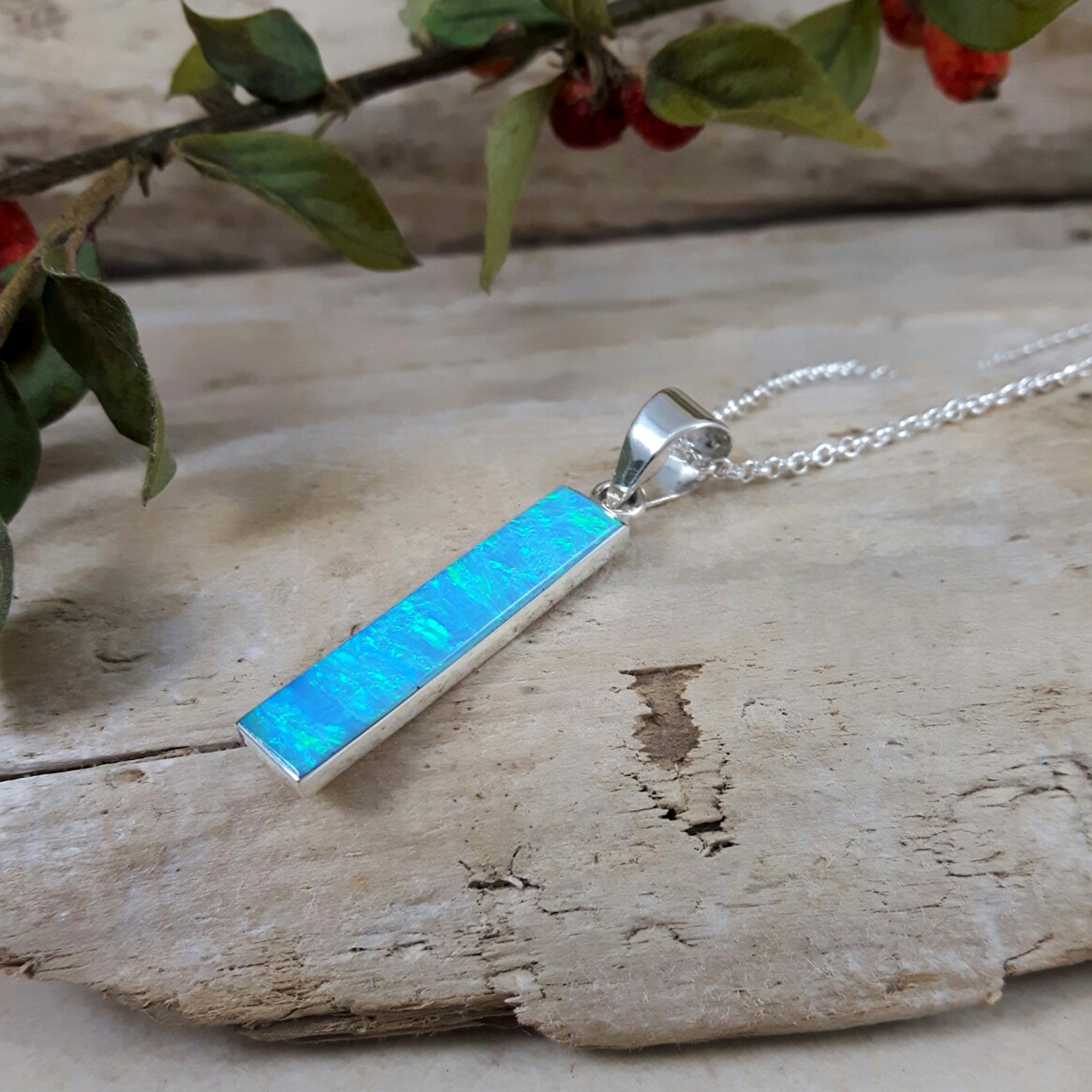 Flinder Turquoise Rectangle Pendant