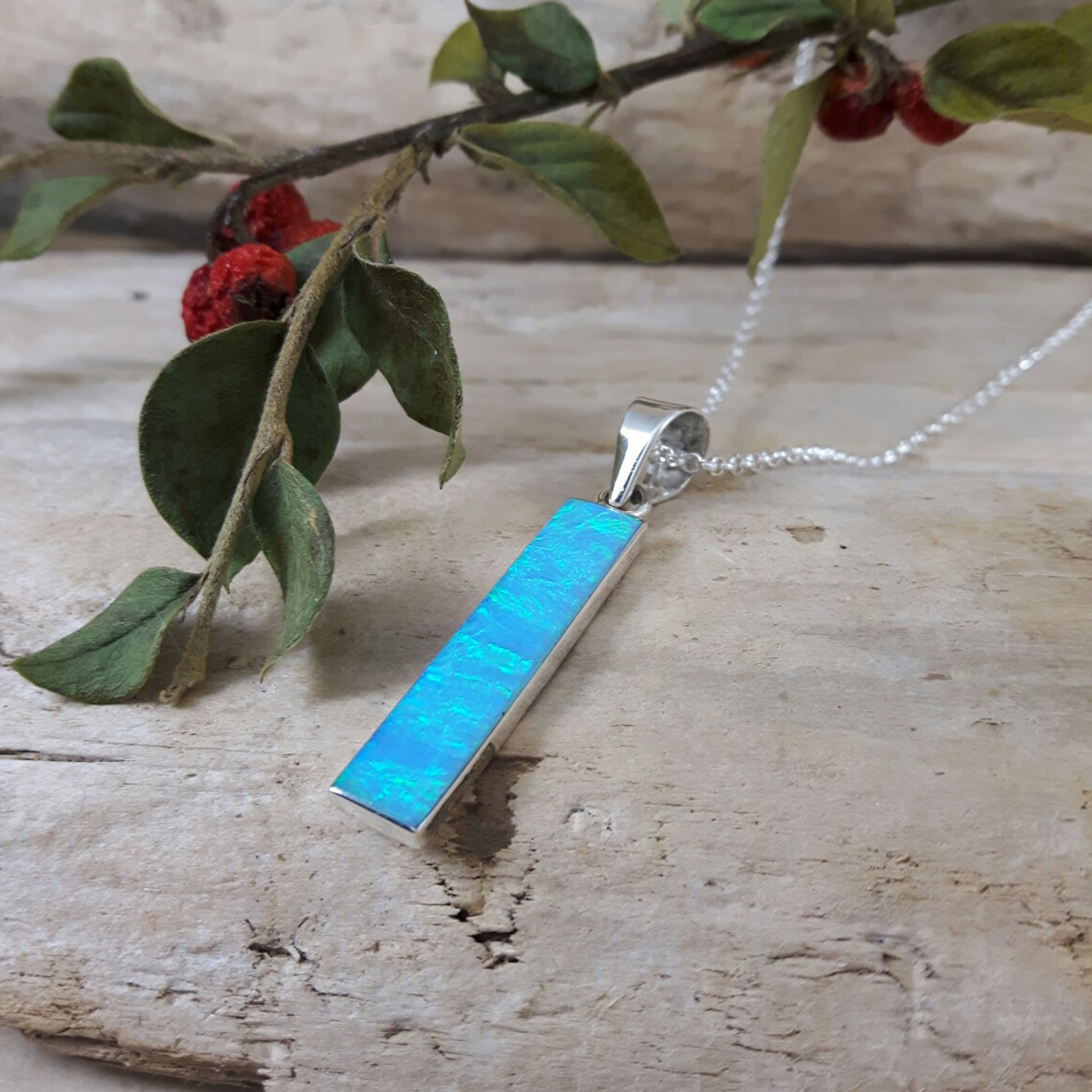 Flinder Turquoise Rectangle Pendant