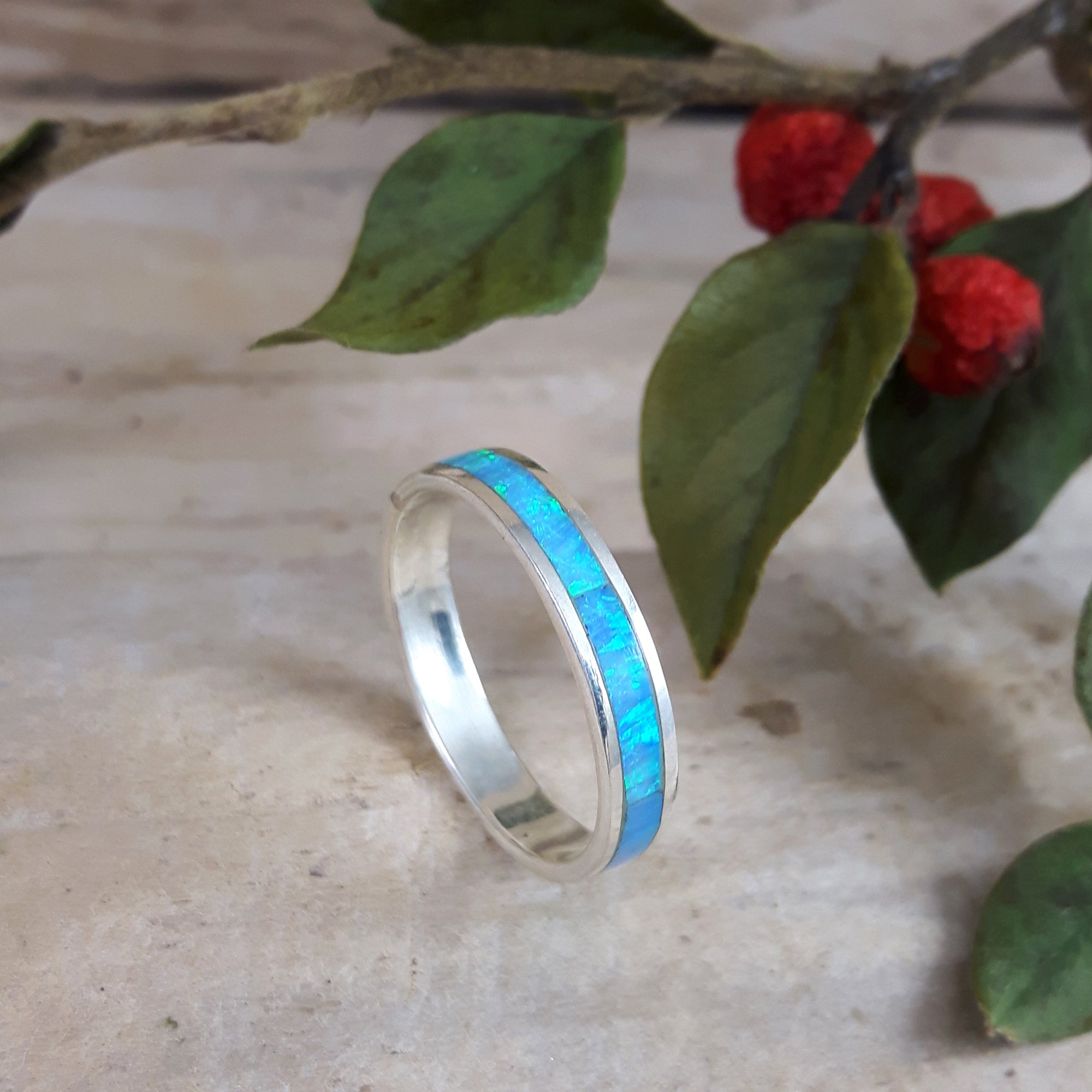 Flinder Turquoise Opal Ring