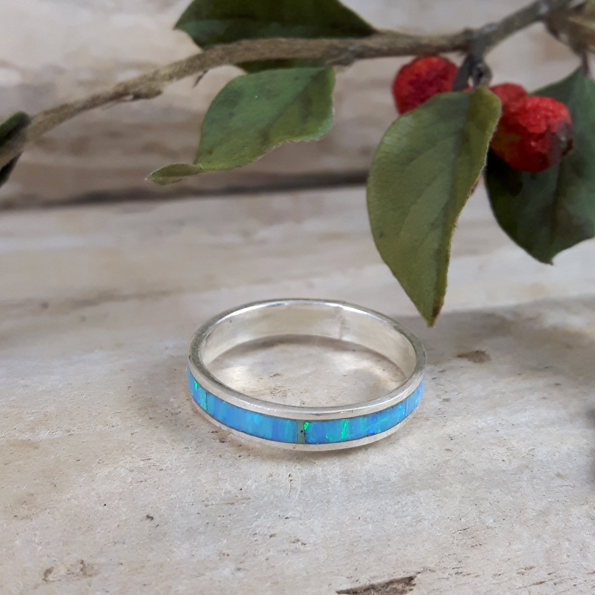 Flinder Turquoise Opal Ring