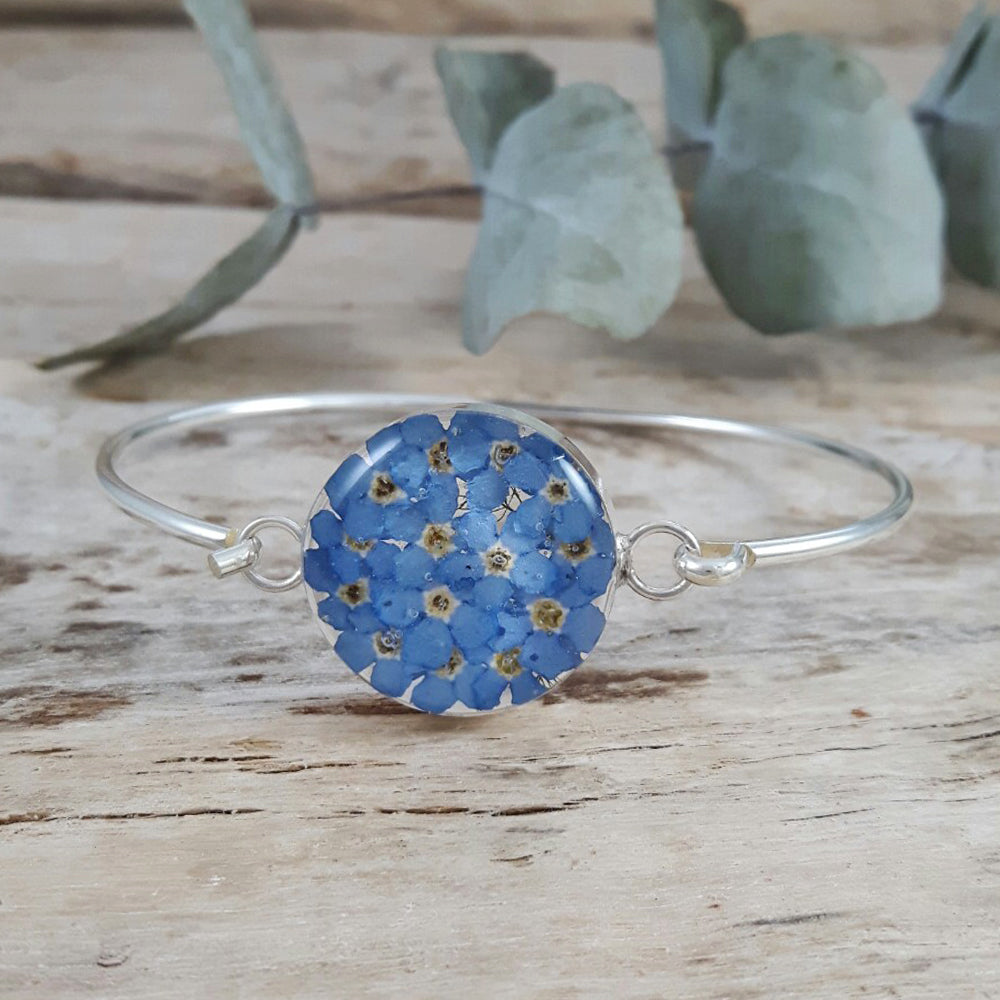 Flores Forget-Me-not Round Bangle