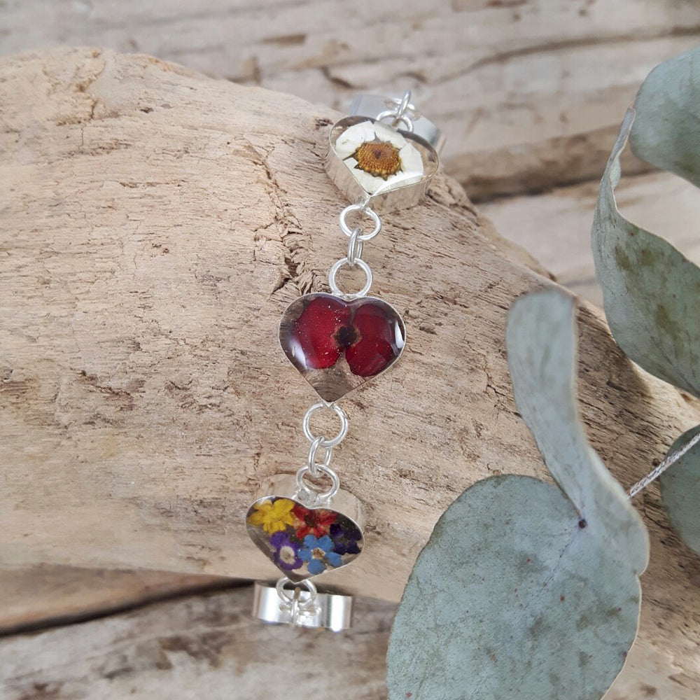 Flores Heart Large Bracelet