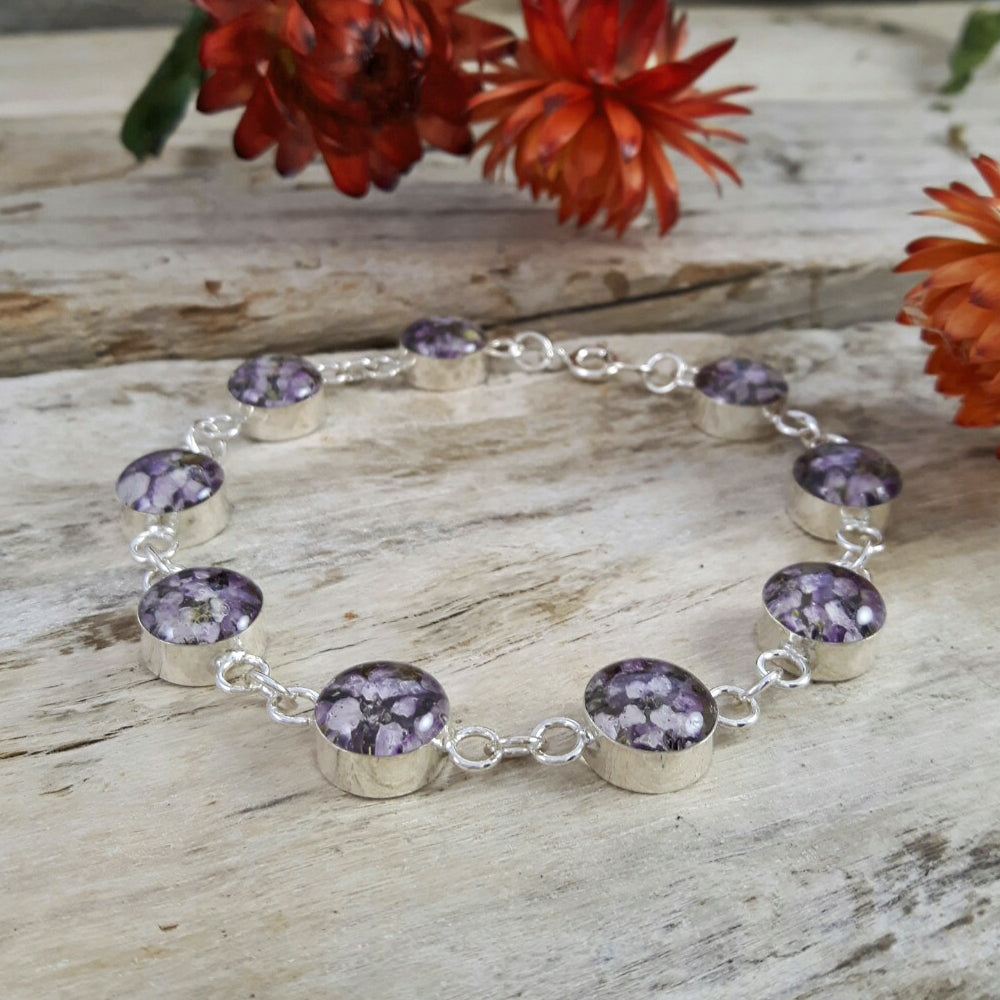 Flores Heather Round Medium Bracelet