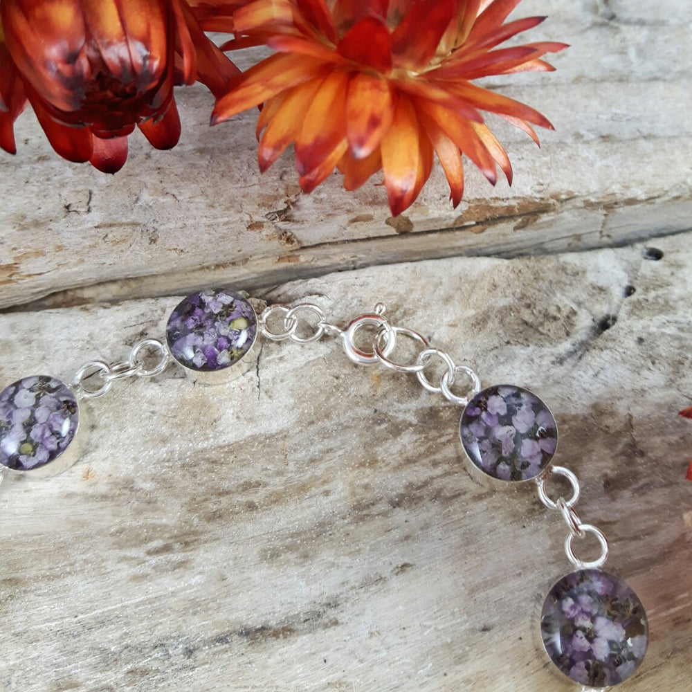 Flores Heather Round Medium Bracelet